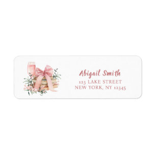 A NEW CHAPTER BEGINS BRIDAL SHOWER RECIPE LABEL