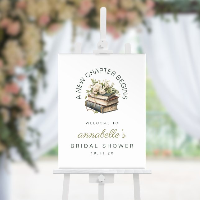 A New Chapter Begins Bridal Shower Sign (Creator Uploaded)