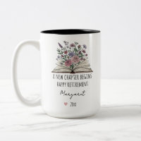 A New Chapter Begins Custom Floral Retirement