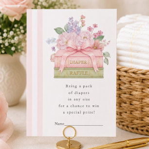 A New Chapter Begins Diaper Raffle Card