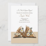 A New Chapter Begins Graduation Party Invitation at Zazzle