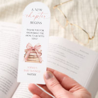 A New Chapter Begins Pink Bow Books Baby Shower
