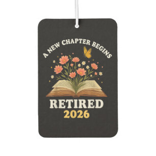A New Chapter Begins Retired 2026 Air Freshener
