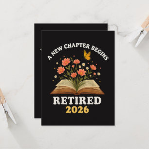 A New Chapter Begins Retired 2026 Invitation
