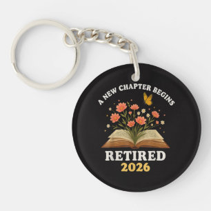 A New Chapter Begins Retired 2026 Keychain