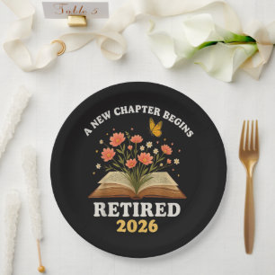 A New Chapter Begins Retired 2026 Paper Plates