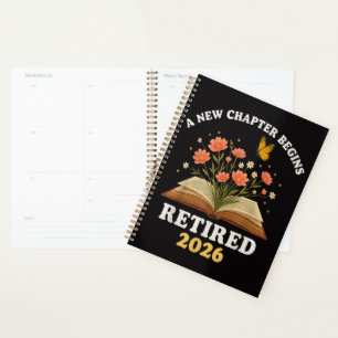 A New Chapter Begins Retired 2026 Planner