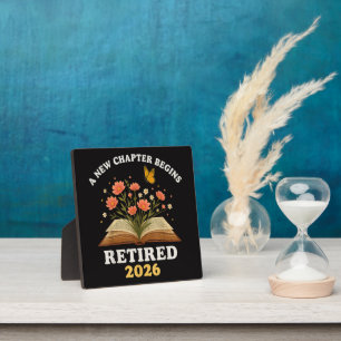 A New Chapter Begins Retired 2026 Plaque
