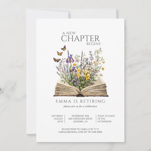 A New Chapter Begins Retirement Party