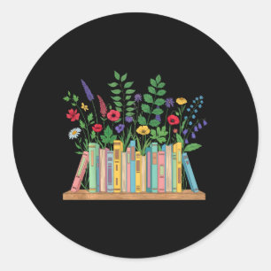 A New Chapter Begins Retirement Teacher Floral Wom Classic Round Sticker