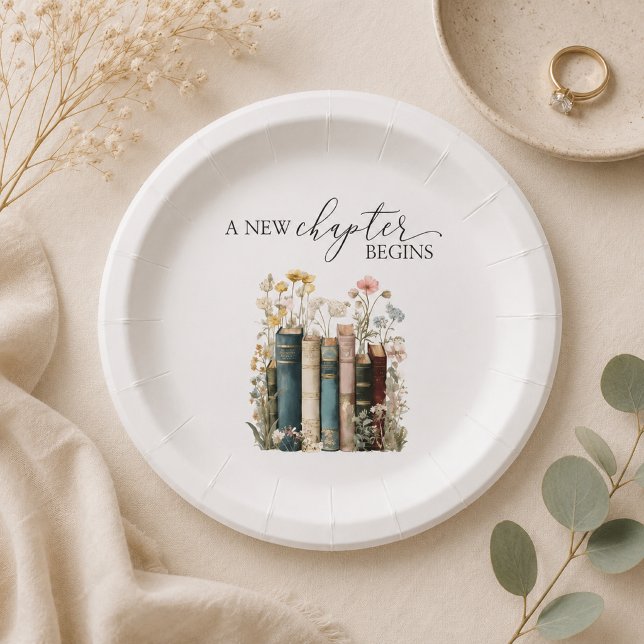A New Chapter Begins Stickers Paper Plates (Creator Uploaded)