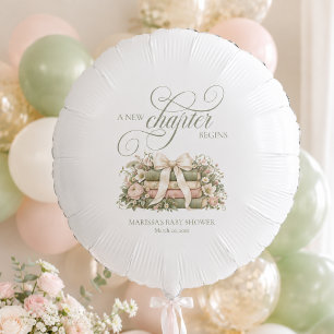 A New Chapter Begins Storybook Baby Shower Balloon