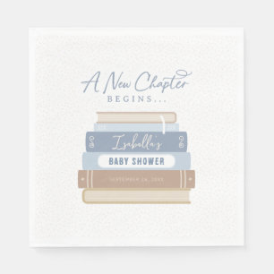 A New Chapter Begins Storybook Baby Shower Napkins