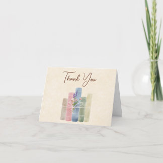 A New Chapter Begins  Thank You Card