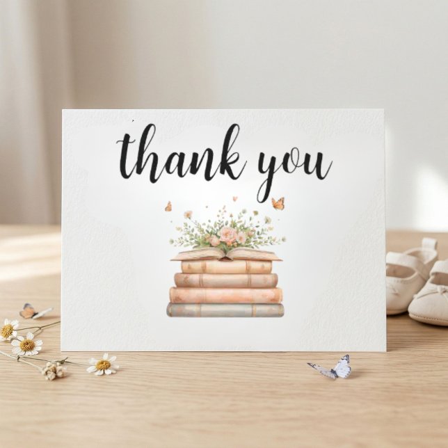 A New Chapter Begins Thank You Card - Flat (Creator Uploaded)
