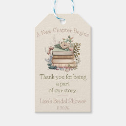 A New Chapter Begins, Thank You Favor Gift Tags