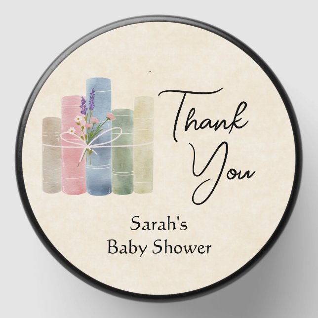 A New Chapter Begins Thank You Mini Candle Favors (Front)