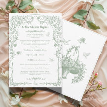 A New Chapter Begins Vintage Elegant Baby Shower