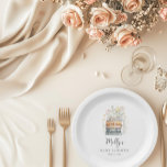 A New Chapter Begins Wildflower Book Baby Shower  Paper Plates<br><div class="desc">A New Chapter Begins Wildflower Book Theme Baby Shower Paper Plates - with Mommy to Be's Name, and Date of Baby Shower Celebration. Paper Plates are part of a collection and coordinate beautifully with napkins and other items in the collection. A New Chapter Begins Wildflower Baby Shower Collection - Step...</div>
