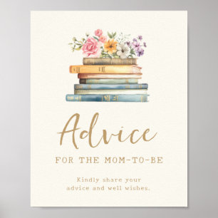 A New Chapter Books Advice Poster