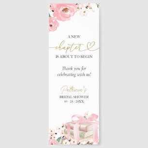 A New Chapter Books Bridal Shower Favor Bookmarks