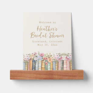 A New Chapter Books Bridal Shower Picture Ledge