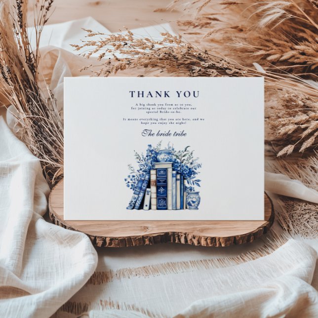 A New Chapter Bridal Shower Thank You Card (Creator Uploaded)