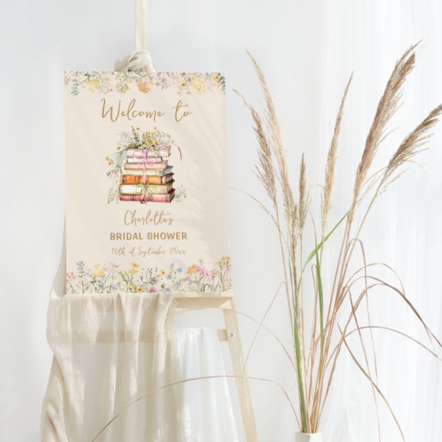 A New Chapter Bridal Shower Welcome Foam Board (Creator Uploaded)