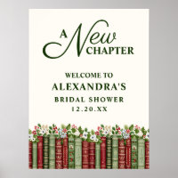 A New Chapter Christmas Book Themed Bridal Shower