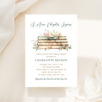A New Chapter Floral Book Themed Bridal Shower
