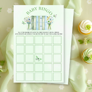 A New Chapter gender neutral baby shower bingo Flyer