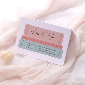 A New Chapter | Hand Drawn Storybook Baby Shower  Thank You Card by Cali_Graphics at Zazzle
