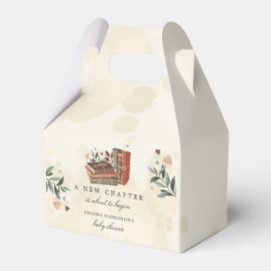 A New Chapter Is About to Begin Baby Shower Favor Boxes
