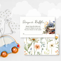 A new chapter story book baby shower diaper raffle