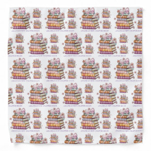 A New Chapter Story Book Bridal Shower Bandana