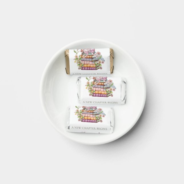 A New Chapter Story Book Bridal Shower Hershey's Miniatures (Plate)
