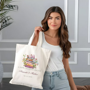 A New Chapter Story Book Bridal Shower Tote Bag