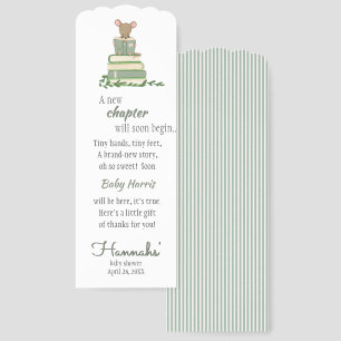 A New Chapter Thank You Favor  Bookmarks