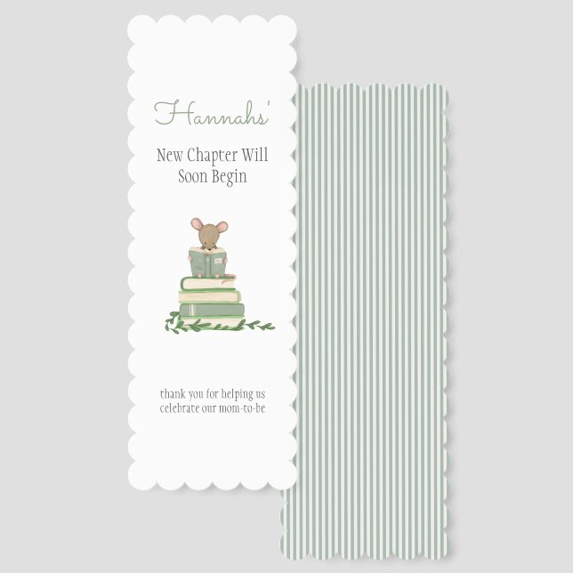 A New Chapter Will Soon Begin Bookmark  (Front & Back)