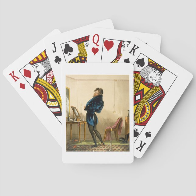 A New Coat (colour litho) Poker Cards (Back)