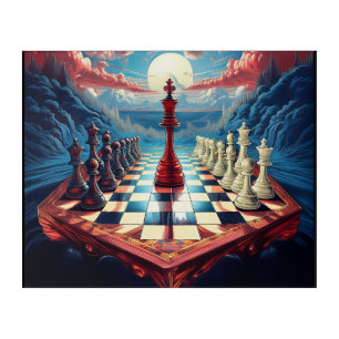 A New Concept On The Game Of Chess Acrylic Print