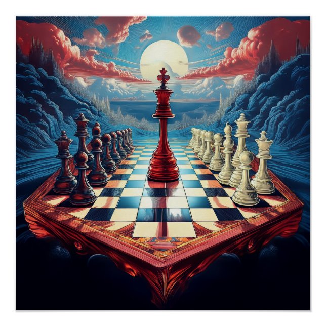 A New Concept On The Game Of Chess Poster (Front)