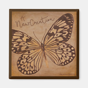 A New Creation Butterfly Fridge Magnet