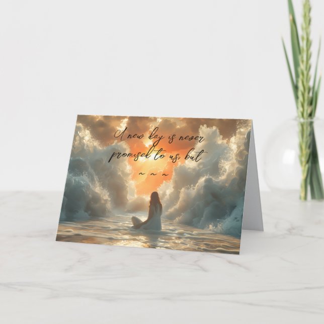 A NEW DAY ENCOURAGEMENT CARD (Front)