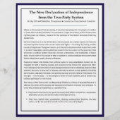 A New Declaration of Independence (Front)