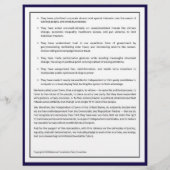 A New Declaration of Independence (Back)