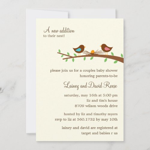 A New Egg Baby Shower Invitation