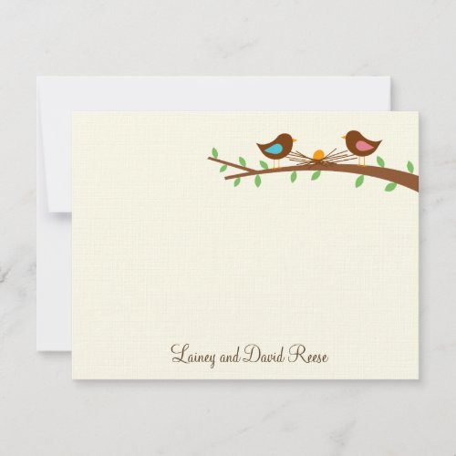 A New Egg Flat Thank You Card