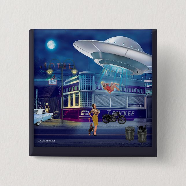 A New Flight Attendant Button (Front)