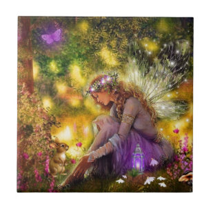 A New Friendship Fantasy Fairy Ceramic Tile